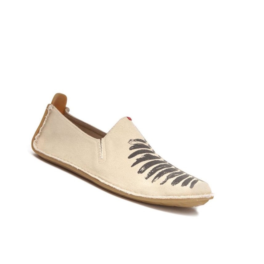 Vivobarefoot Ababa Canvas Soul of Africa Espadrilles Damen Beige | 26495-DIAP