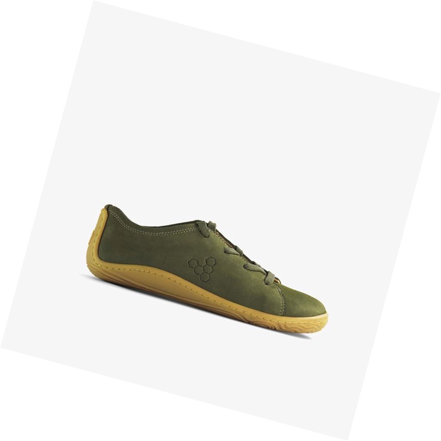 Vivobarefoot Addis Laufschuhe Kinder Grün | 08734-ENBA