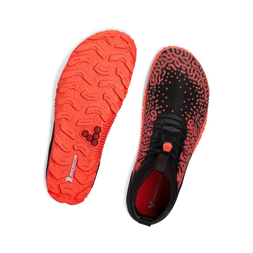 Vivobarefoot Esc Tempest Laufschuhe Damen Schwarz Koralle | 01432-PVDH