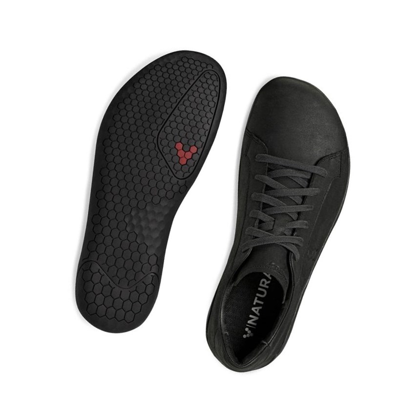 Vivobarefoot Geo Court II Sneakers Herren Schwarz | 15348-EFDQ