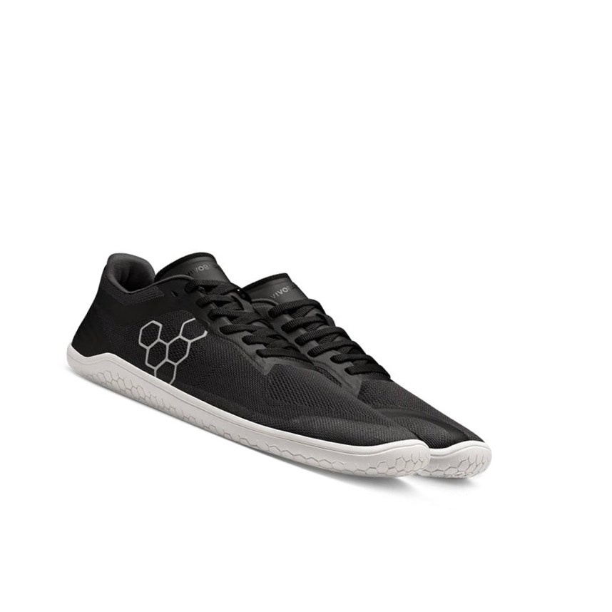 Vivobarefoot Geo Racer II Laufschuhe Damen Schwarz | 31504-ZQLC