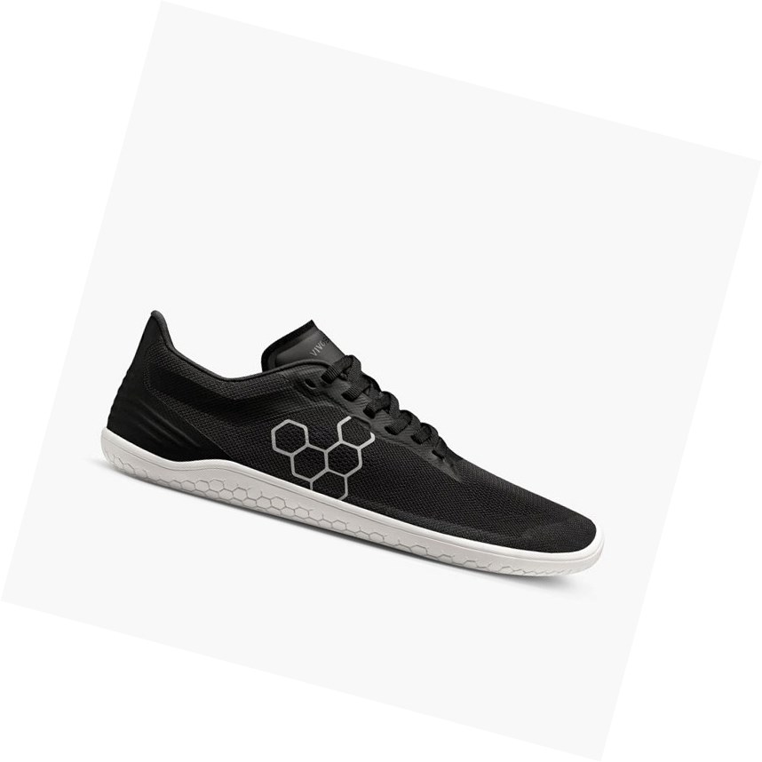 Vivobarefoot Geo Racer II Laufschuhe Herren Schwarz | 15247-OFTK