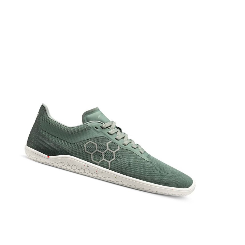 Vivobarefoot Geo Racer II Laufschuhe Herren Grün | 45296-BWVN