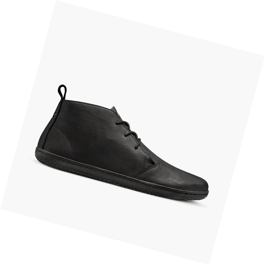 Vivobarefoot Gobi II Freizeitschuhe Herren Schwarz | 84976-DJOH