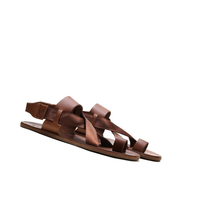 Vivobarefoot Kuru Sandal Sandalen Damen Braun | 71468-USYQ