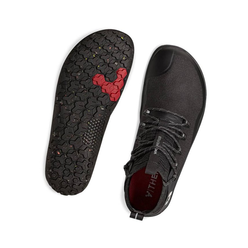 Vivobarefoot Magna Trail II Firm Ground Winterschuhe Damen Schwarz | 02168-MJGR