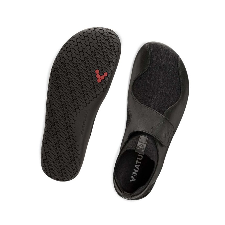 Vivobarefoot Primus Knit EZ Freizeitschuhe Herren Schwarz | 13580-WEAT