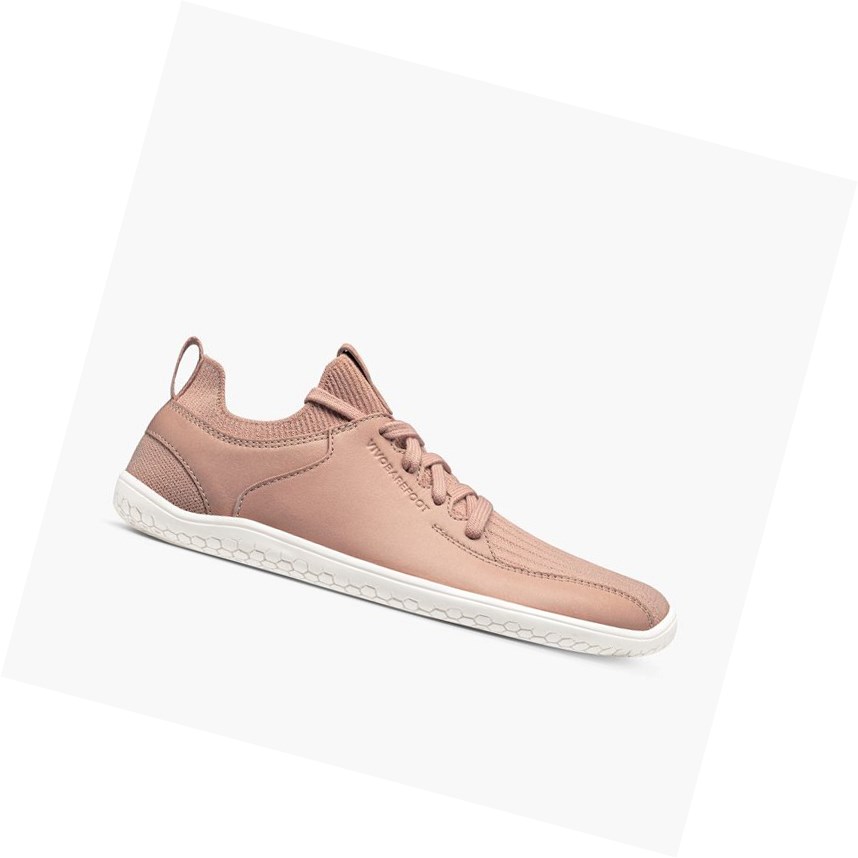 Vivobarefoot Primus Knit II Freizeitschuhe Damen Rosa | 18920-UORS