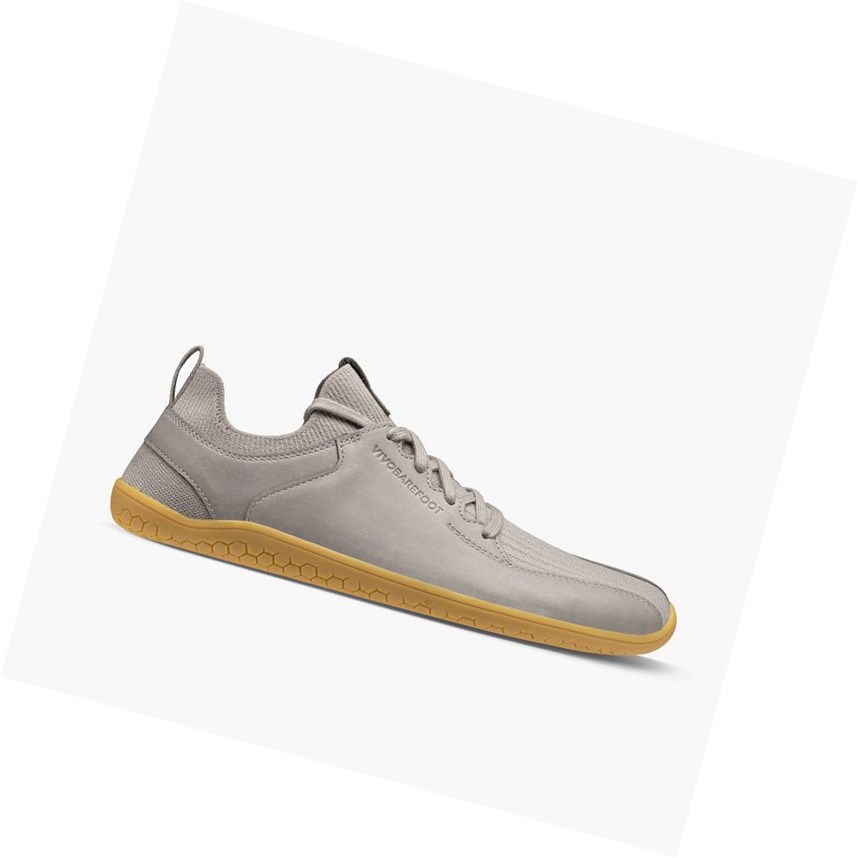 Vivobarefoot Primus Knit II Freizeitschuhe Herren Grau | 31645-YVUP