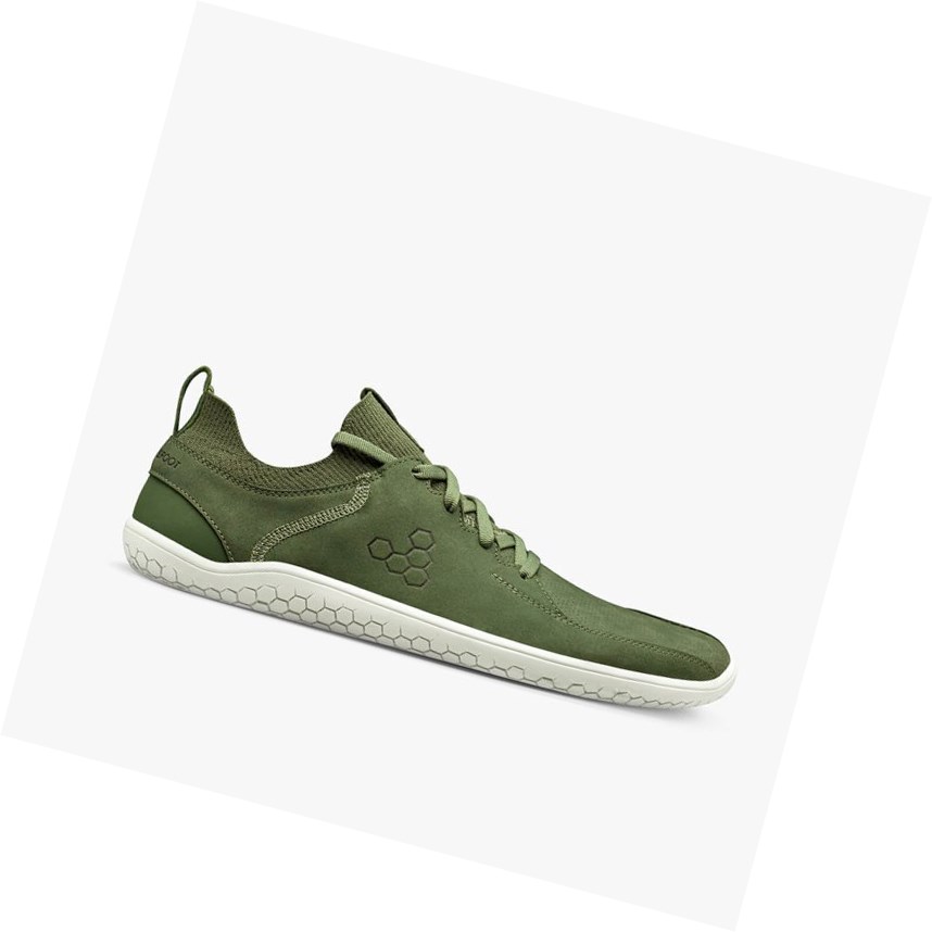 Vivobarefoot Primus Knit Lux Sneakers Herren Grün | 38249-EZBA