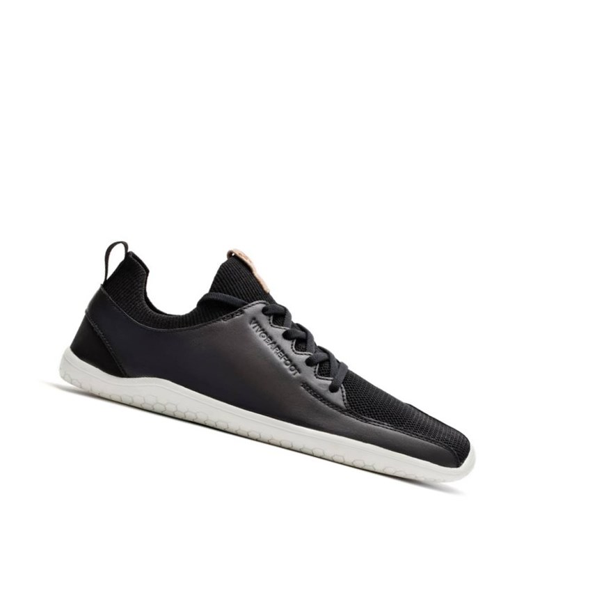 Vivobarefoot Primus Knit Sneakers Damen Schwarz | 81432-TSNF