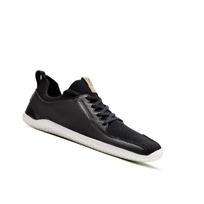 Vivobarefoot Primus Knit Sneakers Damen Schwarz | 81432-TSNF