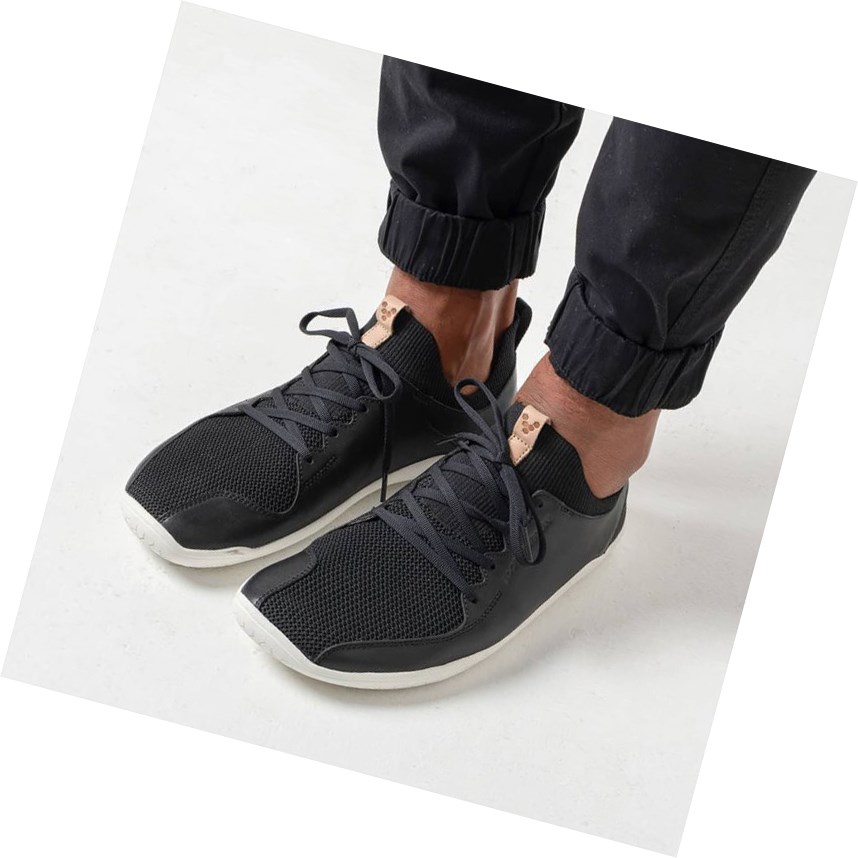 Vivobarefoot Primus Knit Sneakers Herren Schwarz | 41367-FPBE