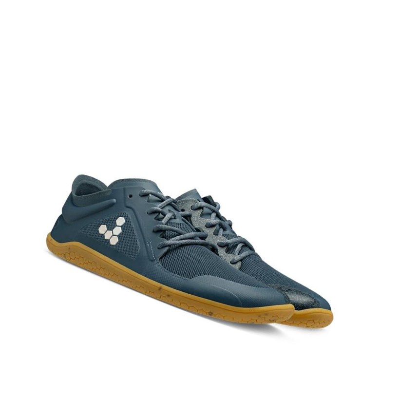 Vivobarefoot Primus Lite III Laufschuhe Herren Blau | 02578-FQVY