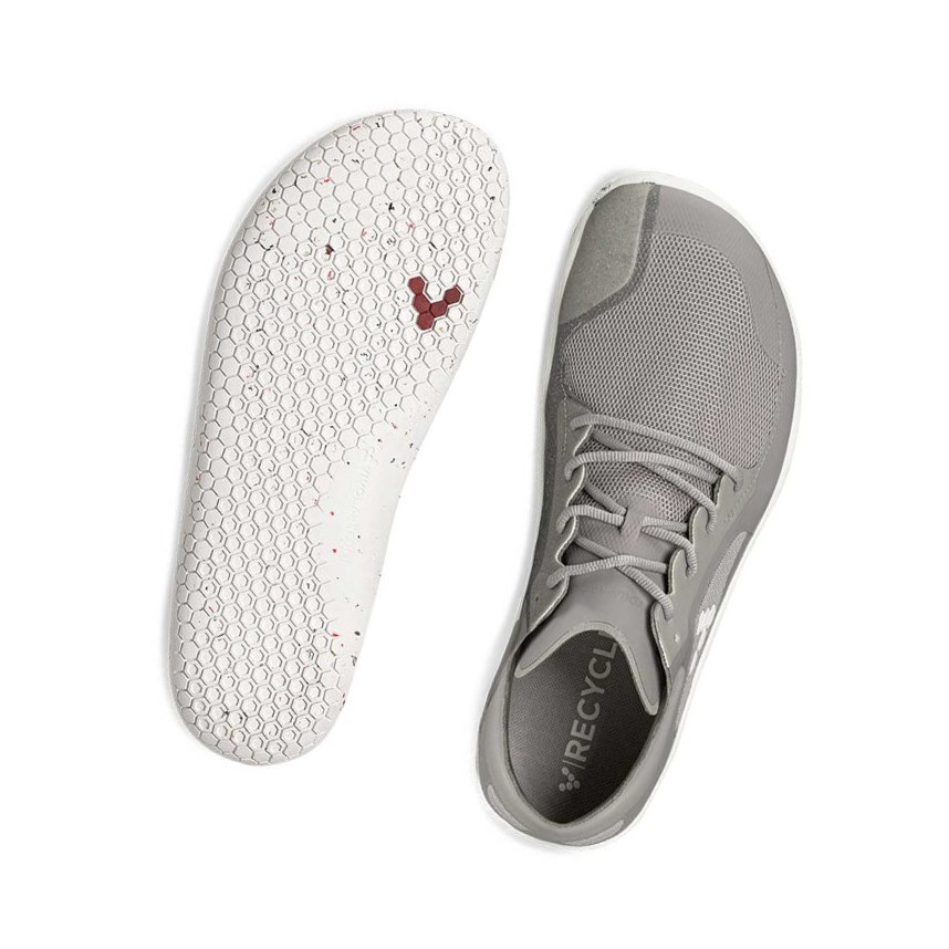 Vivobarefoot Primus Lite III Laufschuhe Damen Grau | 25731-TCAX