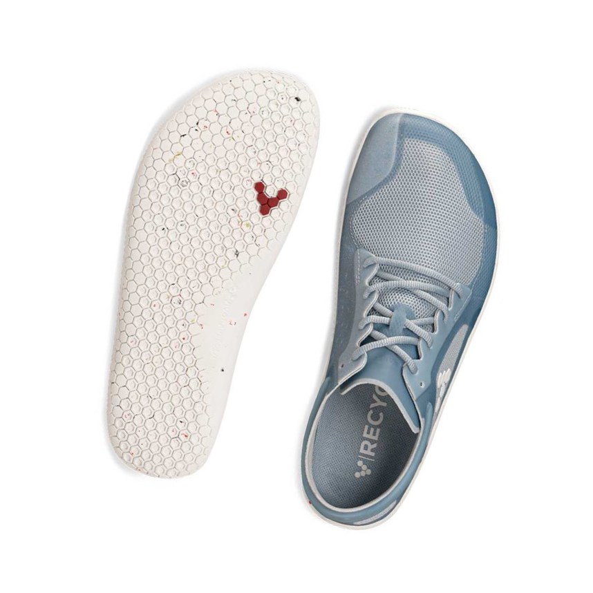 Vivobarefoot Primus Lite III Laufschuhe Damen Blau | 37289-OQED