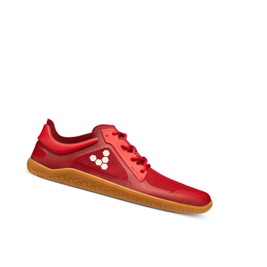 Vivobarefoot Primus Lite III Laufschuhe Herren Rot | 48926-KXLF