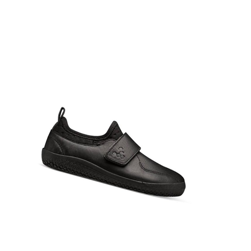 Vivobarefoot Primus School II Laufschuhe Kinder Schwarz | 94863-WYNM