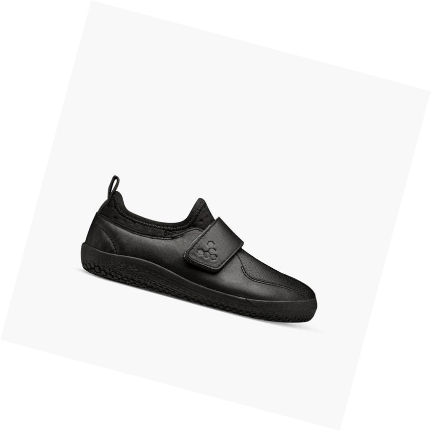 Vivobarefoot Primus School II Sportschuhe Kinder Schwarz | 15438-RKQL