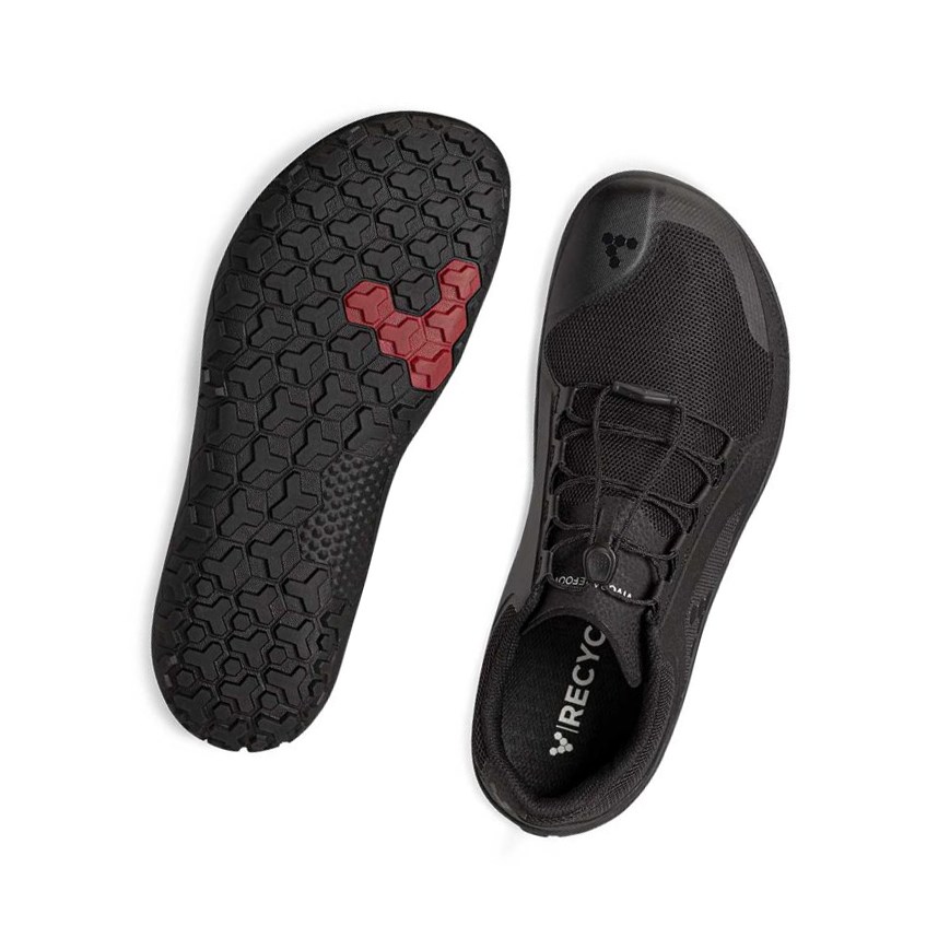 Vivobarefoot Primus Trail II Firm Ground Trail Schuhe Damen Schwarz | 23879-RWQU