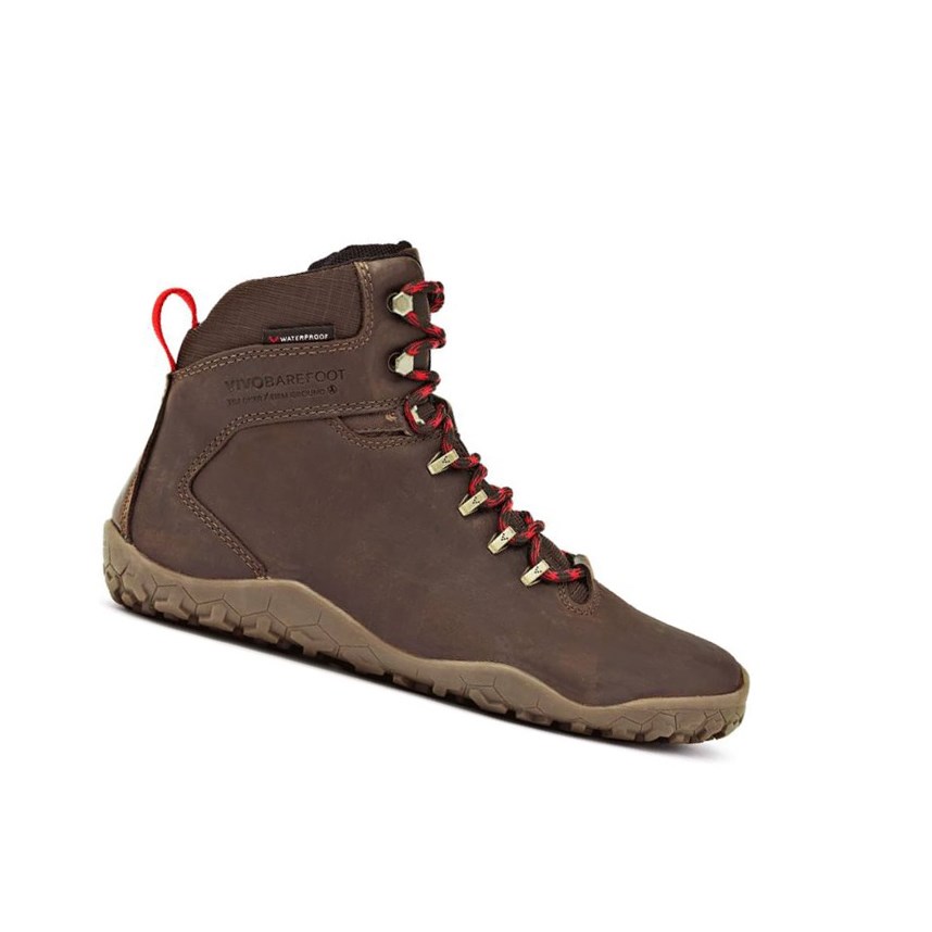 Vivobarefoot Tracker Firm Ground Wanderstiefel Damen Dunkelbraun | 62509-JPCE