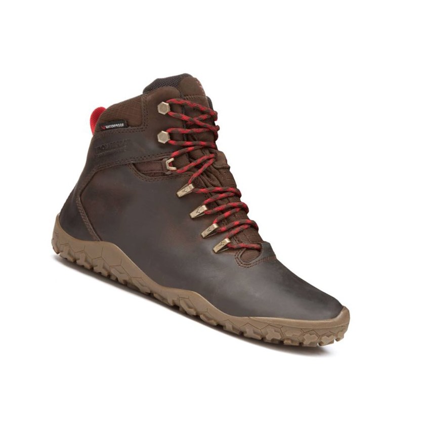 Vivobarefoot Tracker Firm Ground Wanderstiefel Damen Dunkelbraun | 62509-JPCE