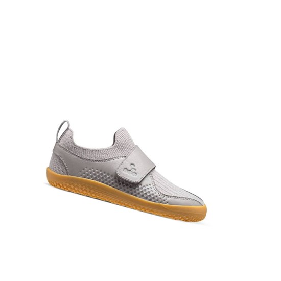 Vivobarefoot Primus Knit II Laufschuhe Kinder Grau | 13942-MGYS